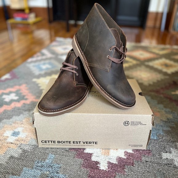 Men's Bushacre 2 Chukka Boots in Beeswax leather from Clark's - Picture 10 of 11